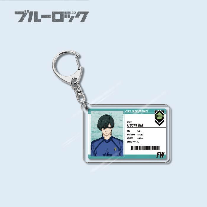 Custom Keychain Designs Anime Blue Lock Cartoon Character Double Sided Acrylic Light Weight UV Printed