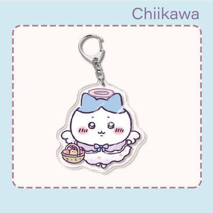 Japanese Anime Chiikawa Acrylic Keychain Hachiware Usagi Cute Lightweight Bag Pendant Decoration Gift