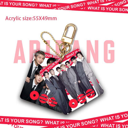 BTS ARIRANG Album Acrylic Phone Charm Set – Kpop Idol Hanging Accessories