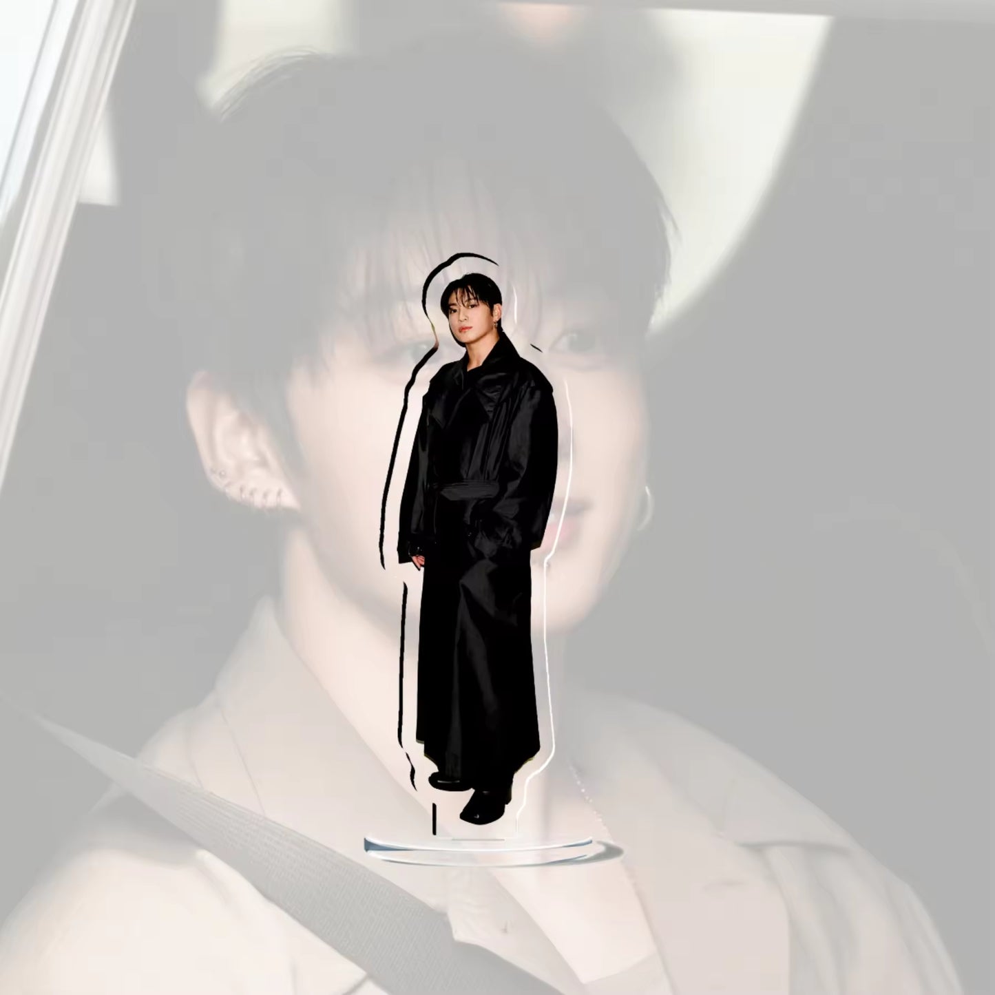 Custom KPOP Jungkook Standee HD Photo Double-Sided UV Printed Eco-Friendly PVC Desktop Display Custom Birthday Gift Standee