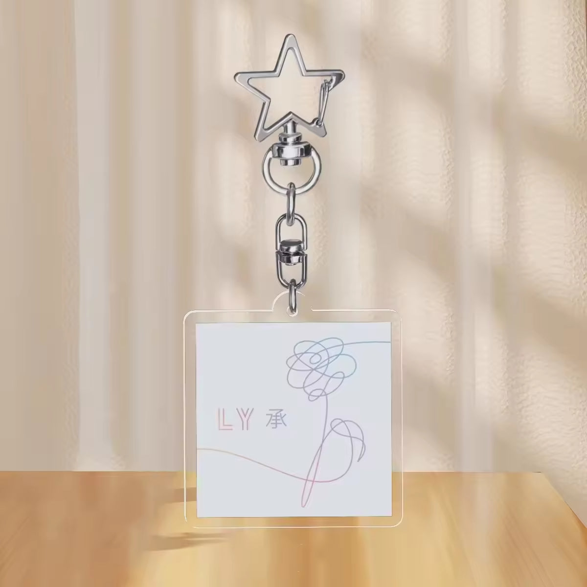 Bts 2026 World Tour Kpop Idol Group UV Printed  Pendant Fan Souvenir Promotional Gifts Custom Acrylic Keychain