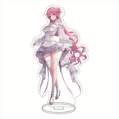 Anime Girl Standee Double-Sided Clear Display Figure Kawaii Character Desk Decor Collectible Gift Acrylic Standee