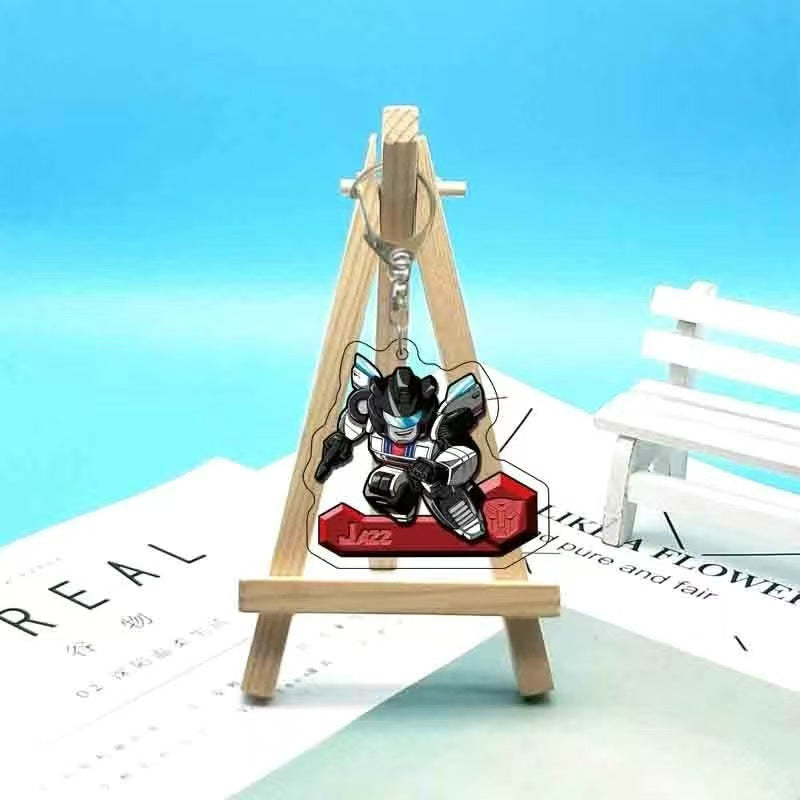 Robot Anime Character Keychain – Cool Mecha Style Pendant for Bags, Car Accessories & Gifts Acrylic Keychain