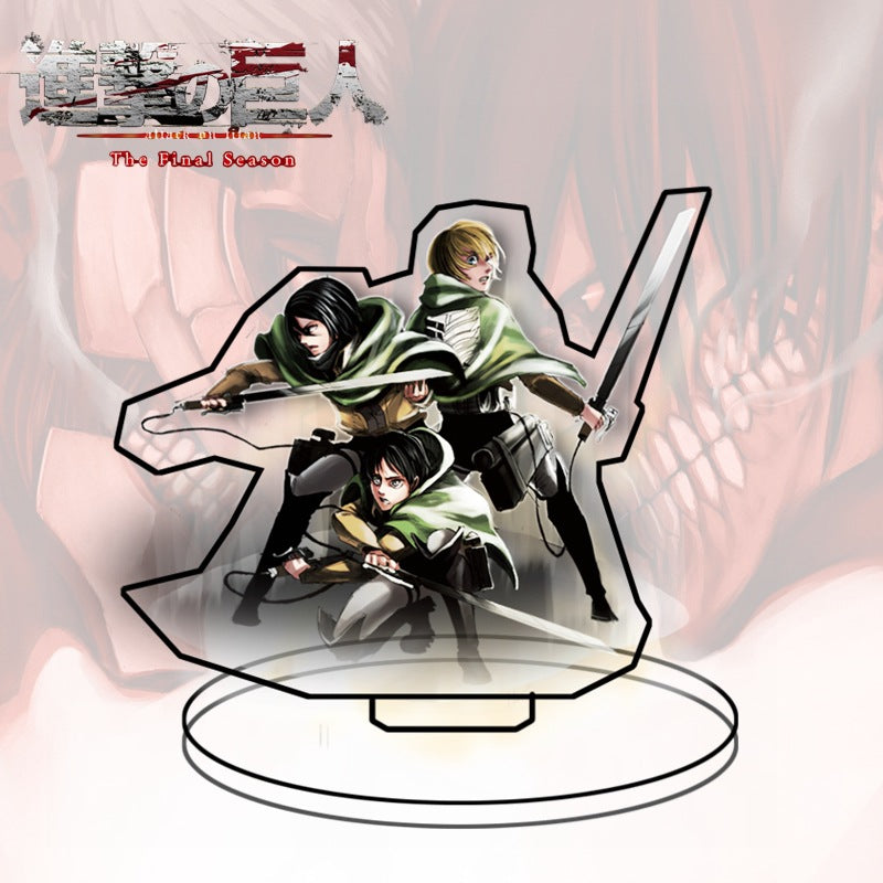 Attack on Titan Acrylic Standee  Eren Yeager Sasha Blouse Anime Figure Desk Decor Collectible Gift