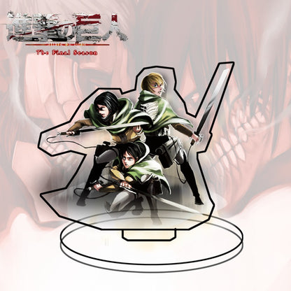 Attack on Titan Acrylic Standee  Eren Yeager Sasha Blouse Anime Figure Desk Decor Collectible Gift