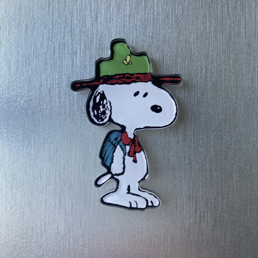 Custom Cute Cartoon Dog Fridge Magnets  Garden Series Soft Magnetic Refrigerator Decor