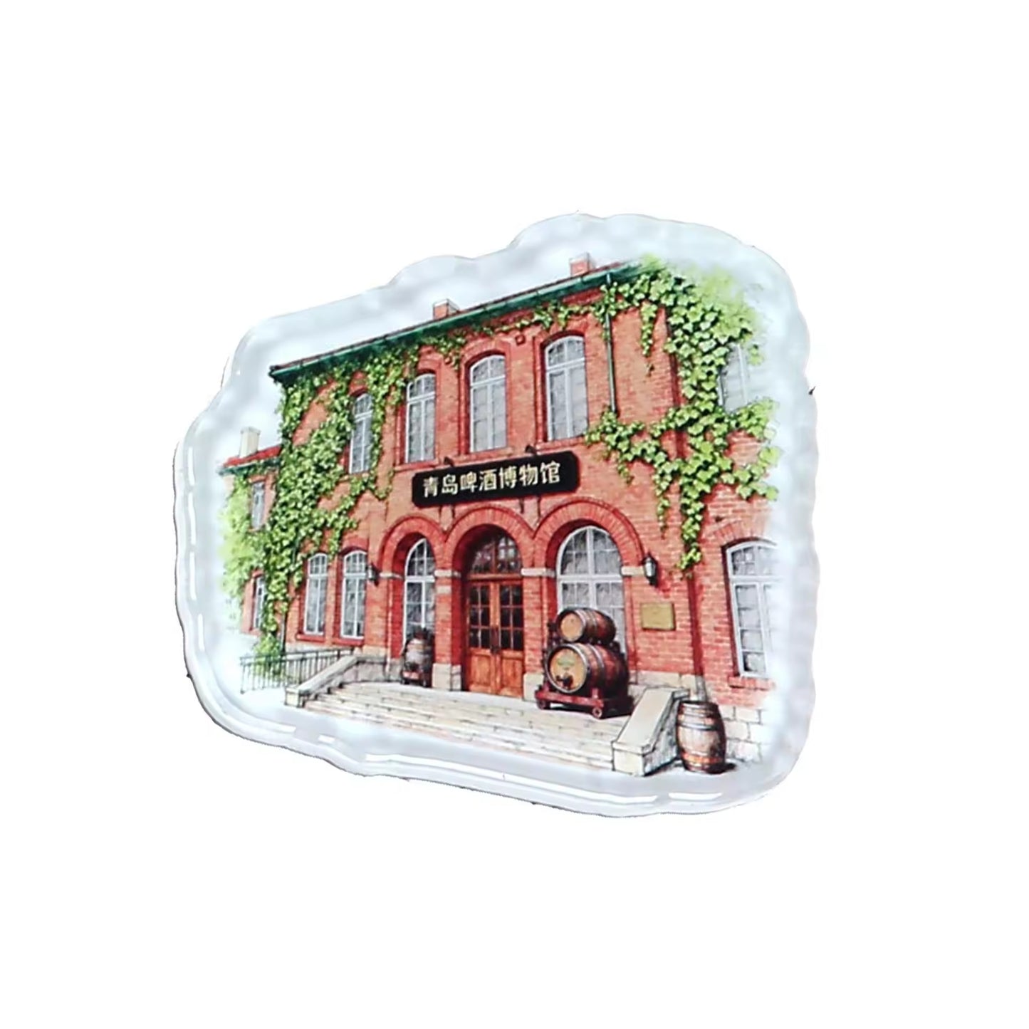 New Small Animal Series Cartoon Style Eco-friendly Acrylic Digital Printed Refrigerator Magnetic Promotional