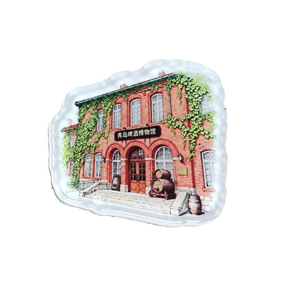New Small Animal Series Cartoon Style Eco-friendly Acrylic Digital Printed Refrigerator Magnetic Promotional