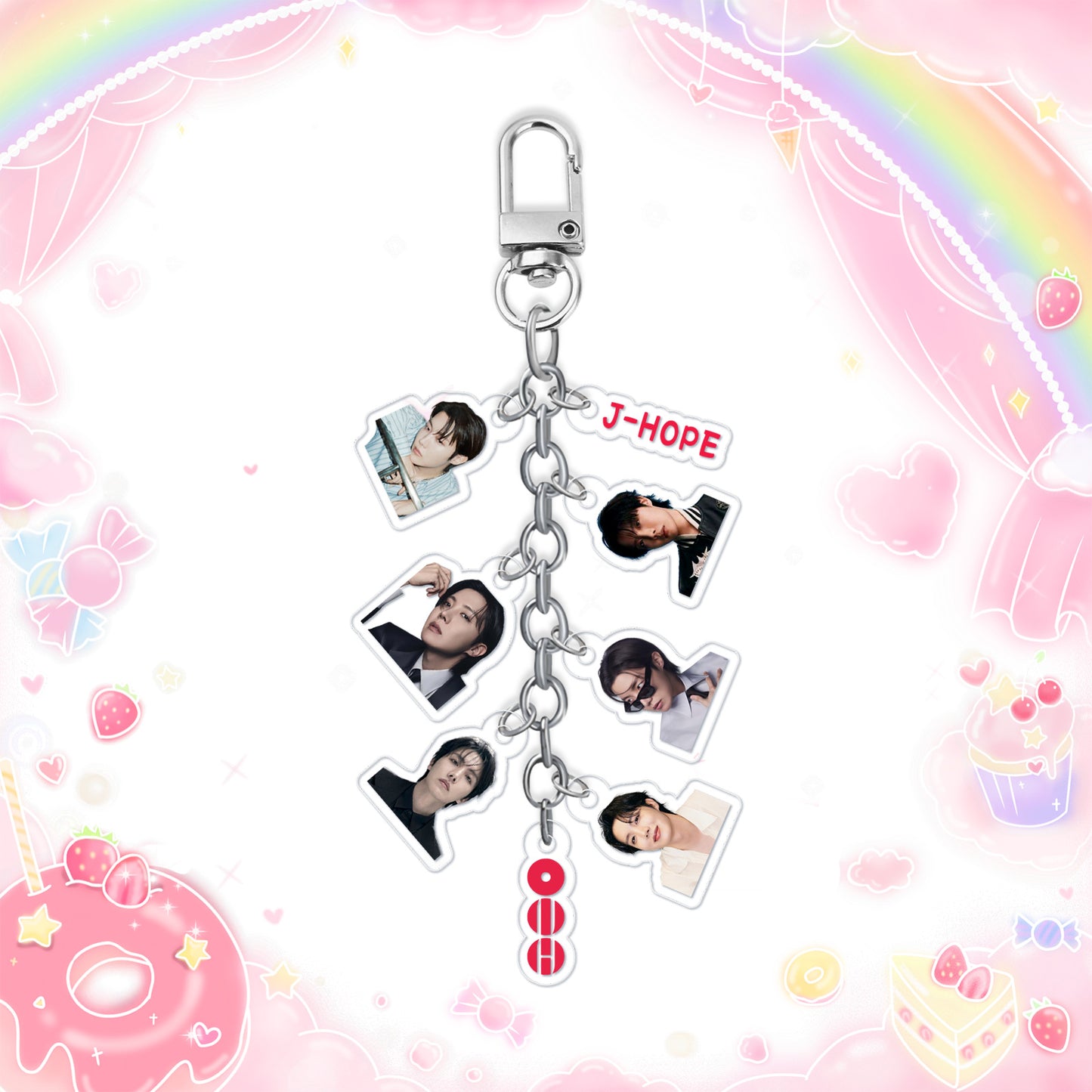 BTS World Tour Inspired Acrylic Keychain – Kpop Fan Gift & Support Merch