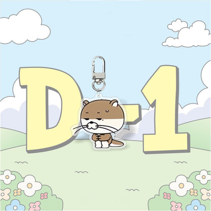 KPOP Idol BOYNEXTDOOR Cute Cartoon Digital Photo Acrylic Keychain UV Printing Waterproof Charm Pendant