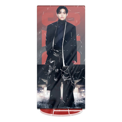 BTS 2026 World Tour Acrylic Stained Glass Standee – Double Layer Printed Display (BTS 7V)