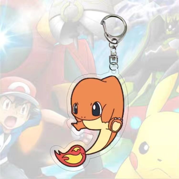 Custom Anime  Acrylic Keychain Multi Color UV Printed Waterproof Cartoon Charm for Gifts Souvenirs