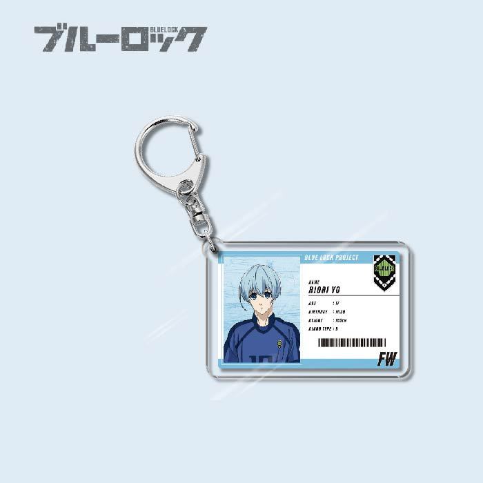 Custom Keychain Designs Anime Blue Lock Cartoon Character Double Sided Acrylic Light Weight UV Printed
