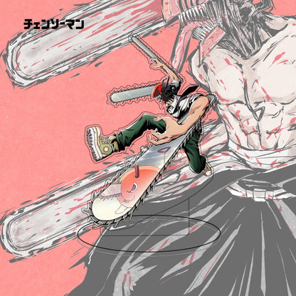 Chainsaw Man Acrylic Stand Figure Denji Makima Power Reze Anime Desk Decor Collectible Display