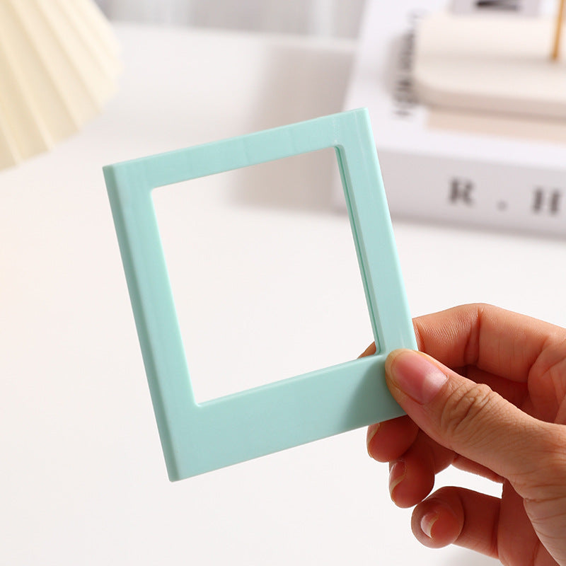 Custom Art Deco Shape Magnetic Sticker Plastic Refrigerator Magnet Mini for Instax Acrylic Picture Frame