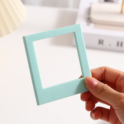 Custom Art Deco Shape Magnetic Sticker Plastic Refrigerator Magnet Mini for Instax Acrylic Picture Frame