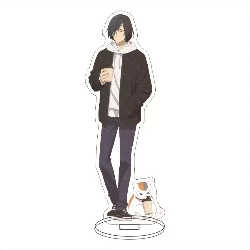 Custom Acrylic Standee Ornament Featuring Kiyoshi Natsume (Cat Teacher) Reiko Natsume Character Design Birthdaye