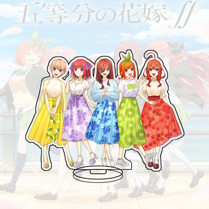 Quintessential Quintuplets Acrylic Stand Miku Ichika Yotsuba Itsuki Heart Anime Figure Desk Decor Gift