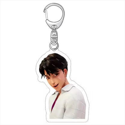 Demon Hunter Anime Cartoon  Acrylic Waterproof Keychain-Wholesale Custom Business Gift