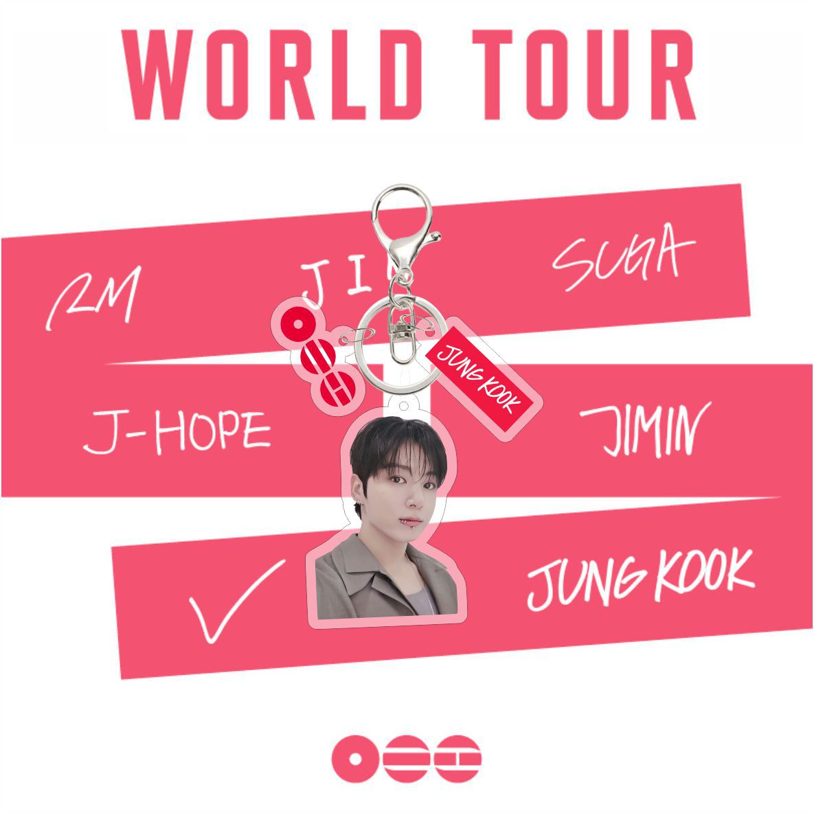 BTS 2026 Comeback Tour Acrylic Keychain – Kpop Idol Charm (V Kim Taehyung Edition)