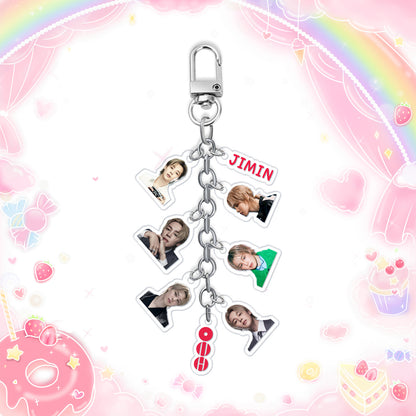 BTS World Tour Inspired Acrylic Keychain – Kpop Fan Gift & Support Merch