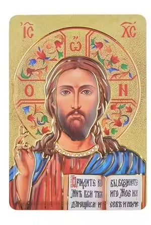 Custom Fridge Magnet Orthodox Gift Tourist Souvenir Greek Russian  Icon Plastic Durable Fridge Magnet Holy Family Icon