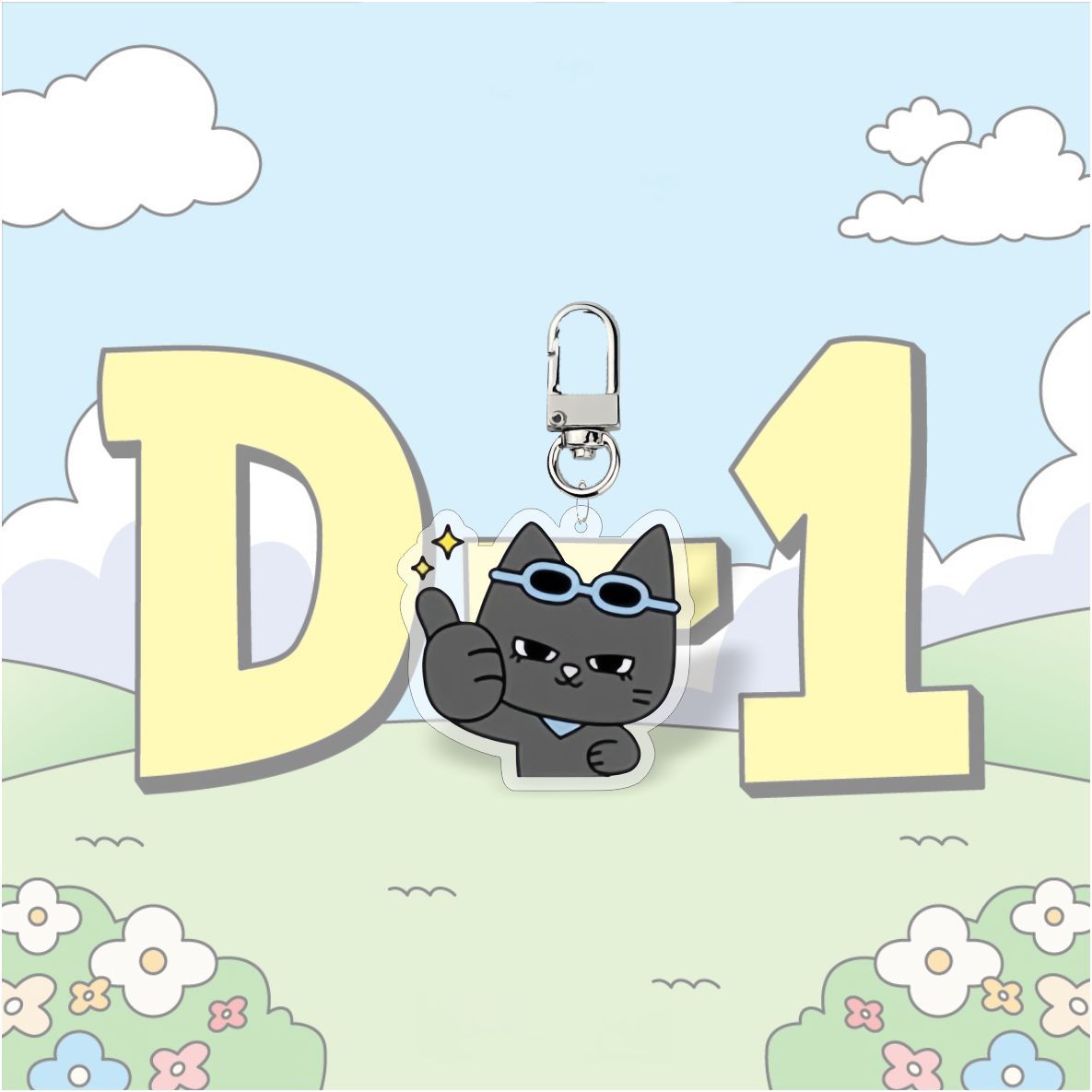 KPOP Idol BOYNEXTDOOR Cute Cartoon Digital Photo Acrylic Keychain UV Printing Waterproof Charm Pendant