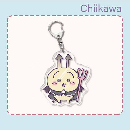 Japanese Anime Chiikawa Acrylic Keychain Hachiware Usagi Cute Lightweight Bag Pendant Decoration Gift