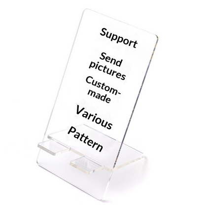 Custom Acrylic Phone Stand – World Cup Soccer Player Desk Holder, Durable Clear Kickstand for iPhone & Android