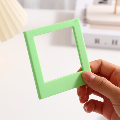 Custom Art Deco Shape Magnetic Sticker Plastic Refrigerator Magnet Mini for Instax Acrylic Picture Frame