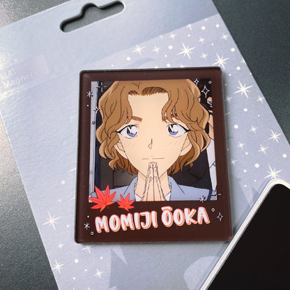 Anime Style Acrylic Photo Frame Fridge Magnets  Polaroid-Inspired Magnetic Refrigerator Decor