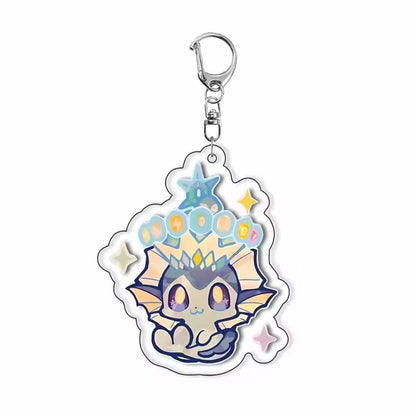 Cute Cartoon Animal Keychain Custom Anime Style Bag Charm Gift Pendant for Kids & Fans