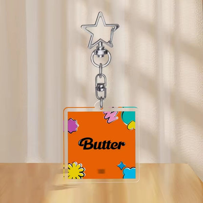 Bts 2026 World Tour Kpop Idol Group UV Printed  Pendant Fan Souvenir Promotional Gifts Custom Acrylic Keychain