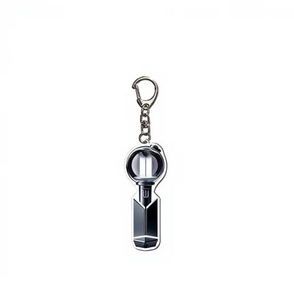 Kpop Merchandise New Bts Cartoon Acrylic Photocard Holder Keychain Gift for ARMY Custom Keychains