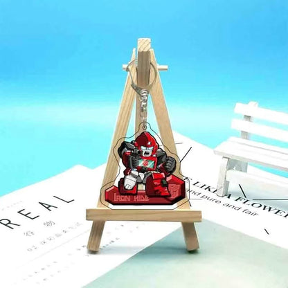 Robot Anime Character Keychain – Cool Mecha Style Pendant for Bags, Car Accessories & Gifts Acrylic Keychain