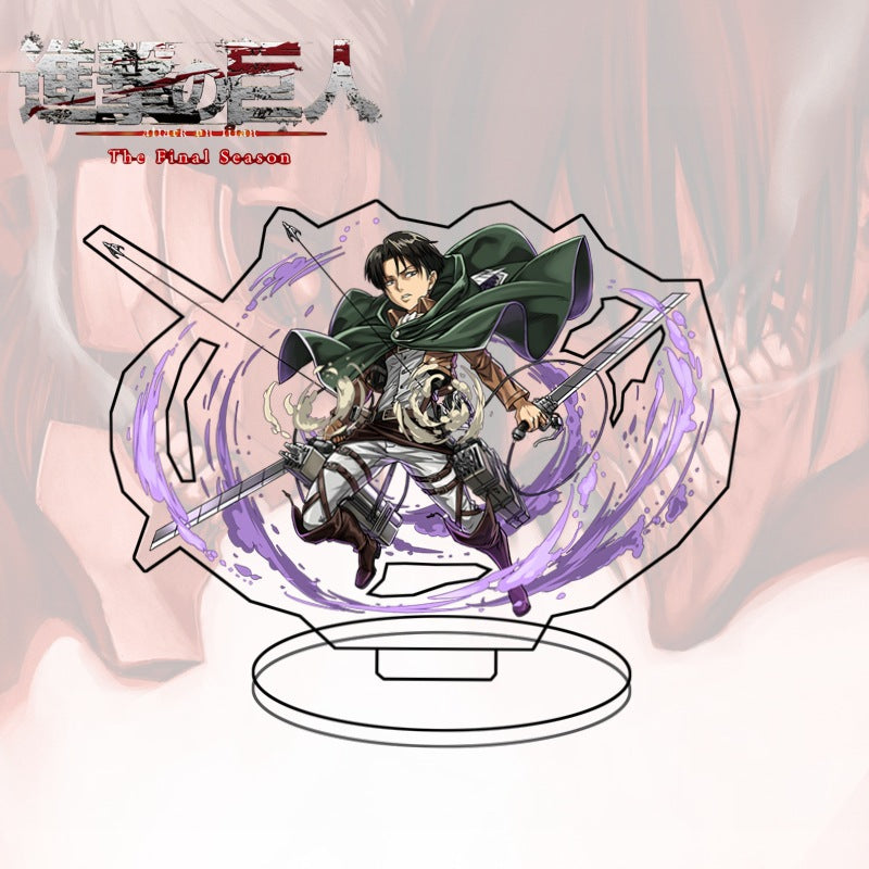 Attack on Titan Acrylic Standee  Eren Yeager Sasha Blouse Anime Figure Desk Decor Collectible Gift