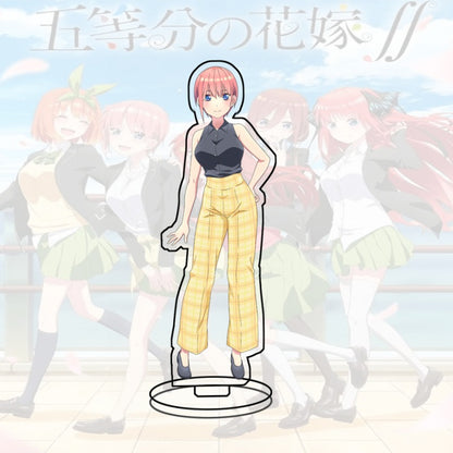 Quintessential Quintuplets Acrylic Stand Miku Ichika Yotsuba Itsuki Heart Anime Figure Desk Decor Gift