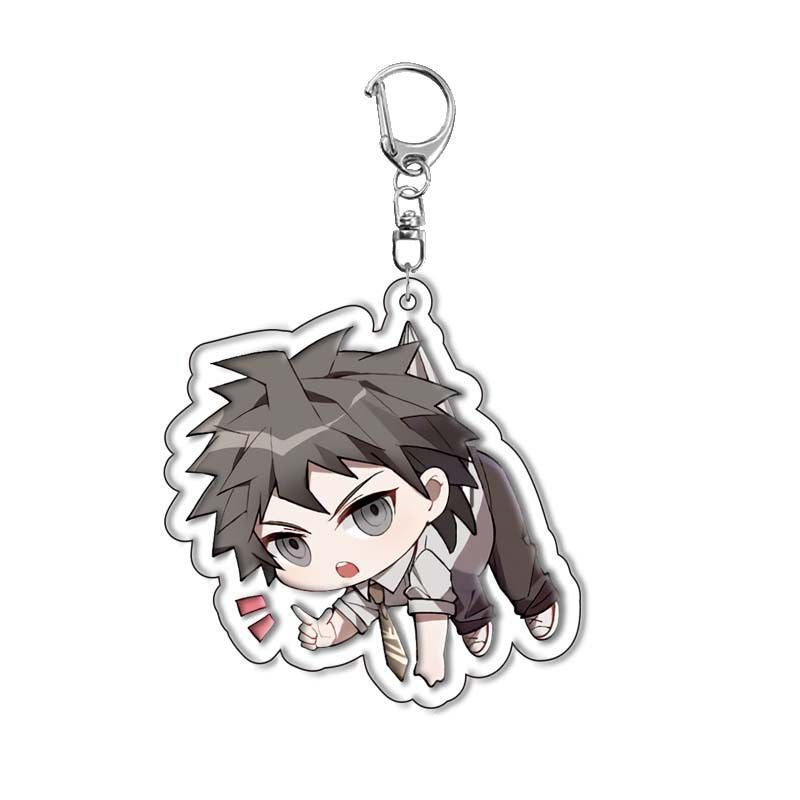 Danganronpa Acrylic Keychain – Kokichi Oma, Chiaki Nanami, Junko Enoshima Anime Keyring Pendant