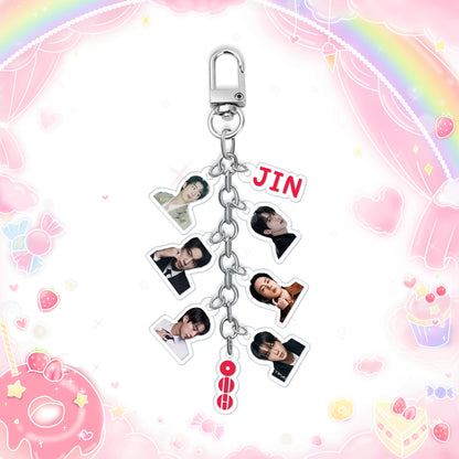 BTS World Tour Inspired Acrylic Keychain – Kpop Fan Gift & Support Merch