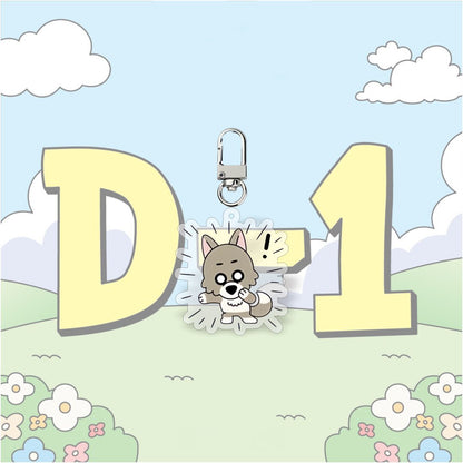 KPOP Idol BOYNEXTDOOR Cute Cartoon Digital Photo Acrylic Keychain UV Printing Waterproof Charm Pendant