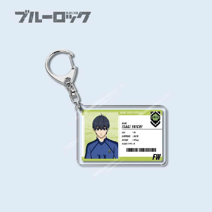 Custom Keychain Designs Anime Blue Lock Cartoon Character Double Sided Acrylic Light Weight UV Printed