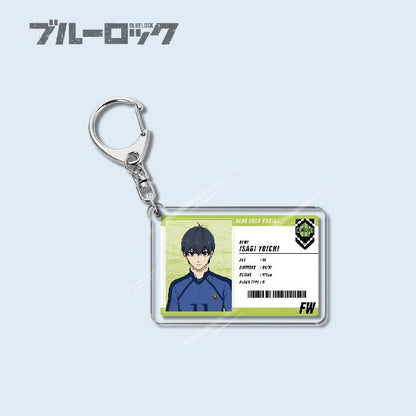 Custom Keychain Designs Anime Blue Lock Cartoon Character Double Sided Acrylic Light Weight UV Printed（副本）