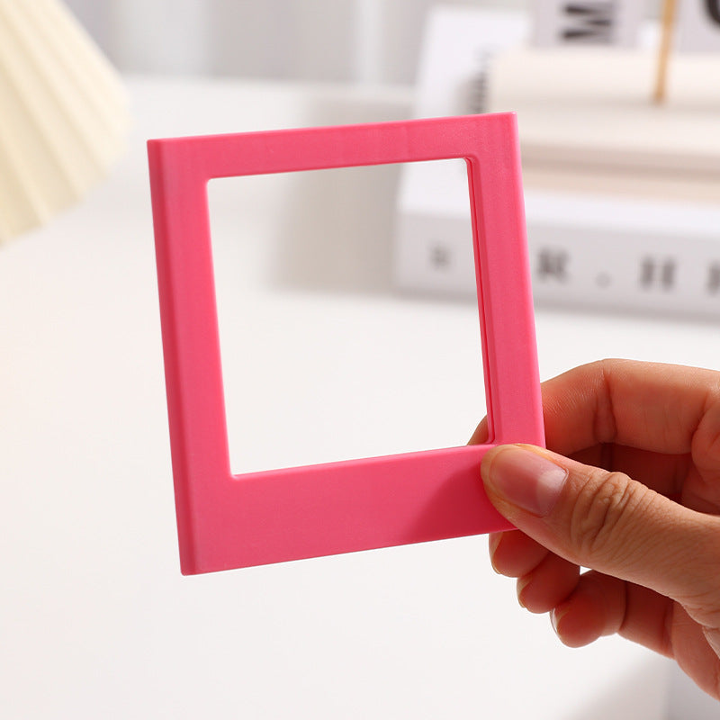 Custom Art Deco Shape Magnetic Sticker Plastic Refrigerator Magnet Mini for Instax Acrylic Picture Frame