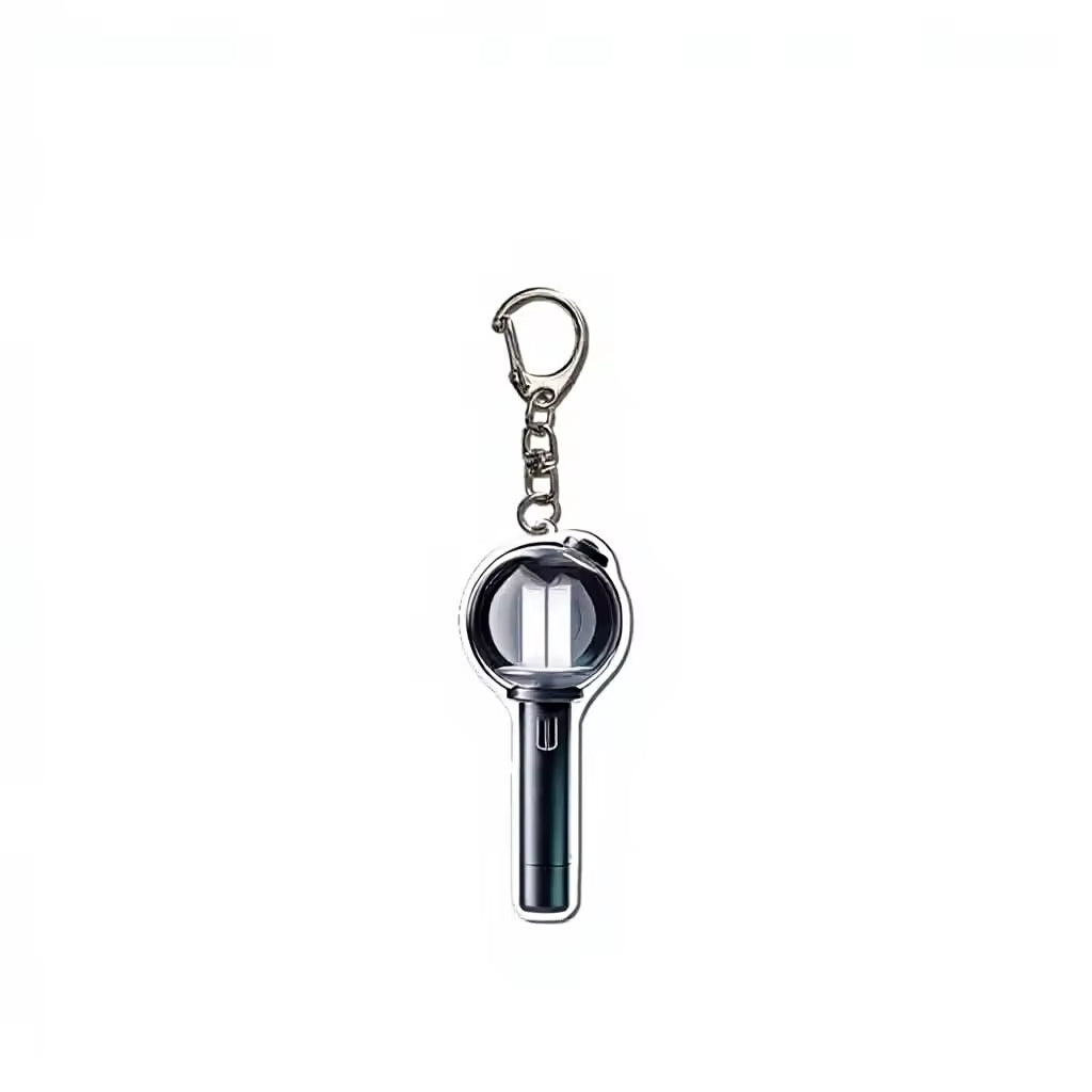 Kpop Merchandise New Bts Cartoon Acrylic Photocard Holder Keychain Gift for ARMY Custom Keychains