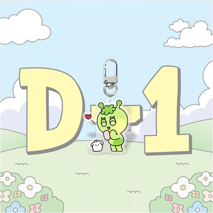 KPOP Idol BOYNEXTDOOR Cute Cartoon Digital Photo Acrylic Keychain UV Printing Waterproof Charm Pendant