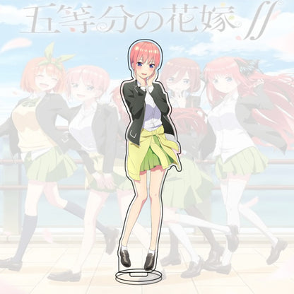 Quintessential Quintuplets Acrylic Stand Miku Ichika Yotsuba Itsuki Heart Anime Figure Desk Decor Gift