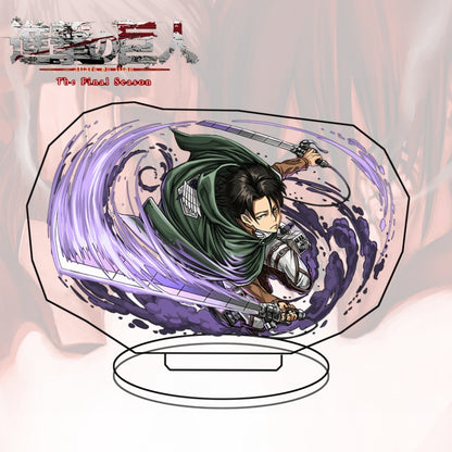 Attack on Titan Acrylic Standee  Eren Yeager Sasha Blouse Anime Figure Desk Decor Collectible Gift