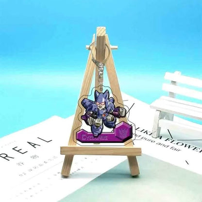 Robot Anime Character Keychain – Cool Mecha Style Pendant for Bags, Car Accessories & Gifts Acrylic Keychain