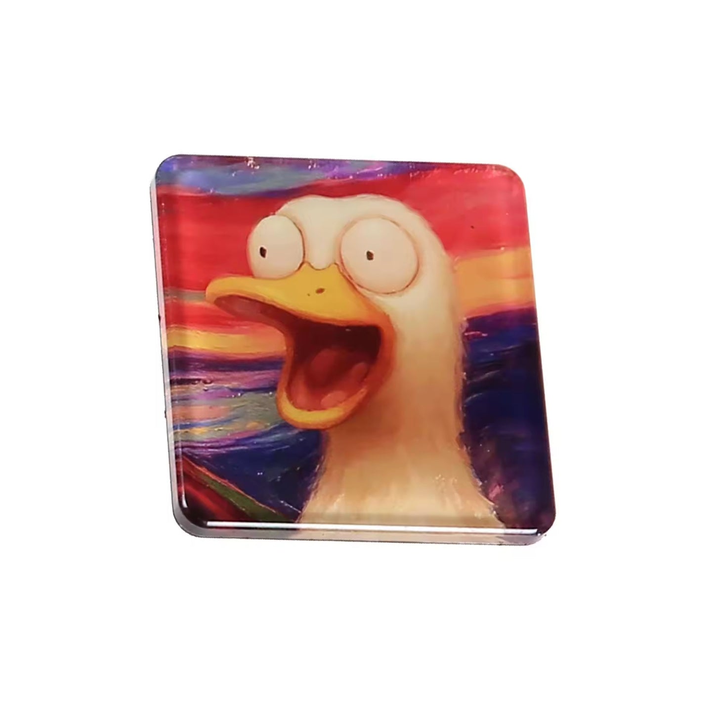 New Small Animal Series Cartoon Style Eco-friendly Acrylic Digital Printed Refrigerator Magnetic Promotional