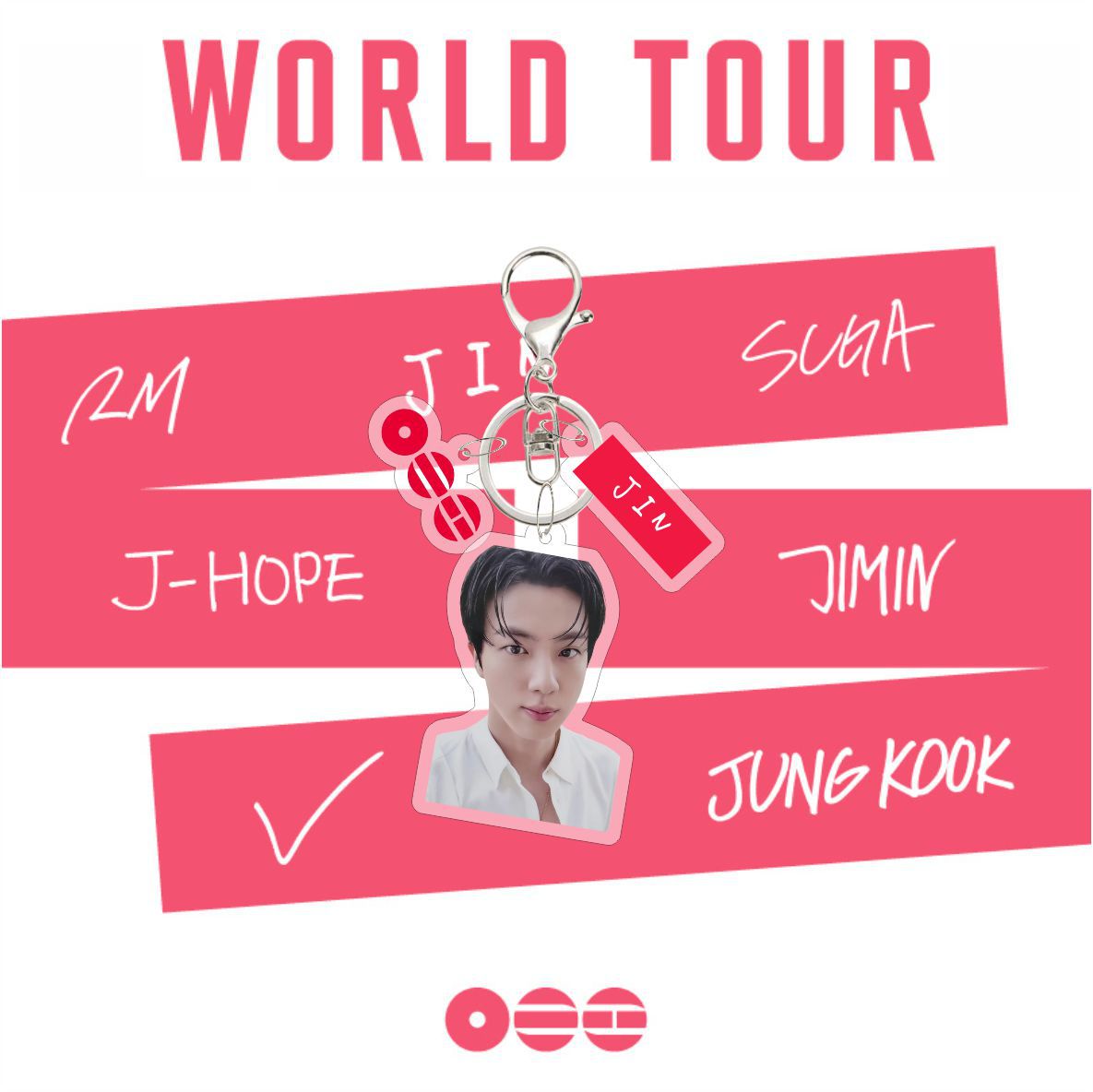 BTS 2026 Comeback Tour Acrylic Keychain – Kpop Idol Charm (V Kim Taehyung Edition)